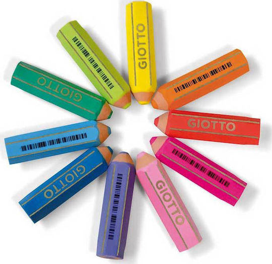 Giotto Eraser for Pencil and Pen (Μiscellaneous colours) 1pcs Happy Gomma