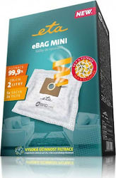 ETA eBAG Original Mini Σακούλες Σκούπας 5τμχ Συμβατή με Σκούπα Universal / Eta