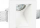 Spot Light Τετράγωνο Γύψινο Χωνευτό Σποτ με Ντουί GU10 Λευκό 12x12εκ. 1τμχ