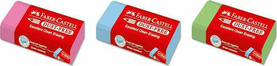 Faber-Castell Eraser for Pencil and Pen Dust Free (Μiscellaneous colours) 1pcs