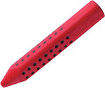 Faber-Castell Γόμα για Μολύβι Grip 2001 Triangular Κόκκινη