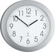 Mebus Wall Clock Plastic Silver Ø25cm