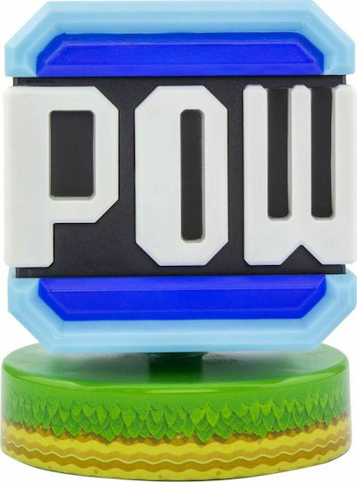 Paladone Lampă decorativă pentru copii Super Mario Pow Block Multicolor