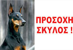 Woofmoda Предупредителен знак Предупреждение Куче 20x30см. 967-1001-1700