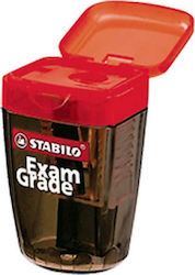 Stabilo Exam 4518 Plastic Pencil Sharpener Barrel Red