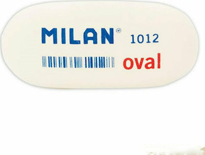 Milan Eraser for Pencil and Pen 1012 1pcs White