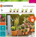 Gardena Micro-Drip Self-Irrigation System for Drop By Drop with Programmer
