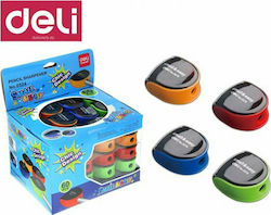 Deli Plastic Pencil Sharpener (Μiscellaneous Colours)