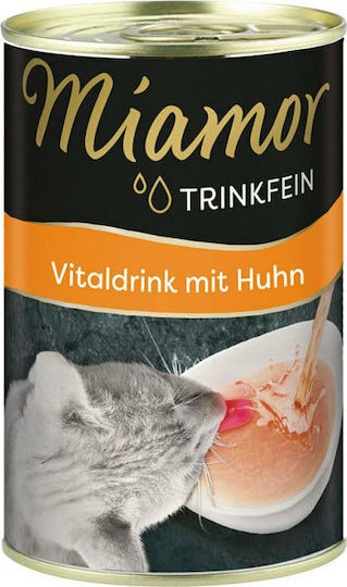 Miamor TrinkFine Wet Food for Adult Cats in Cans with Chicken 135gr