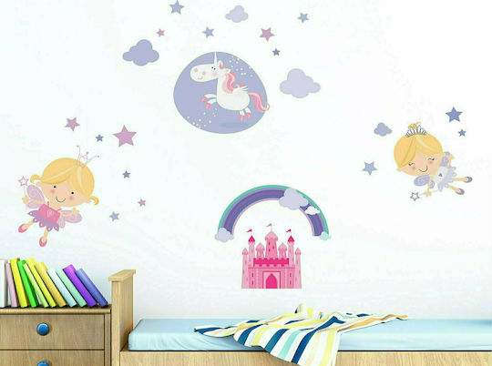 Ango Kids Vinyl Wall Sticker Happy Fairies 120x80cm 24pcs