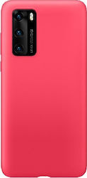 Silikonhülle für Huawei P40 - Rosa