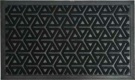 Entrance Mat Geo Black 45x75cm