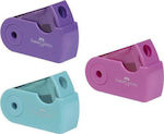 Faber-Castell Sleeve Mini Pastel Plastic Pencil Sharpener (Μiscellaneous Colours)