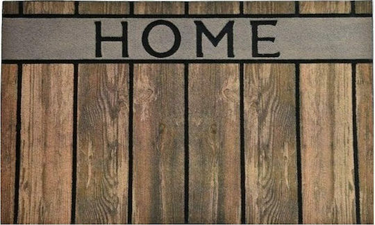 Entrance Mat Anti-slip Home Brown 45x75cm