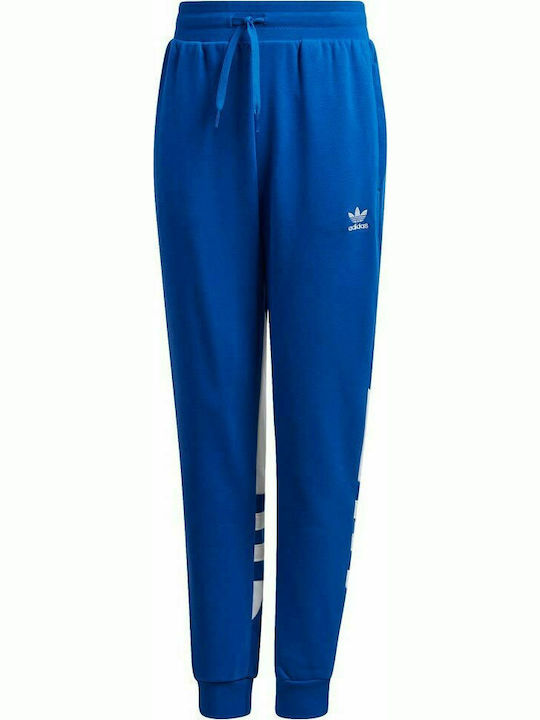 Adidas Παντελόνι Φόρμας για Αγόρι Μπλε Large Trefoil