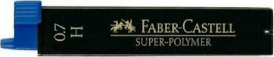 Faber-Castell 12 Minen für Bleistifte Super Polymer Stärke 0.7mm Typ H