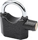 Olympia S 100 Steel Padlock Brass with Key & Alarm 100DB 8mm 1pcs