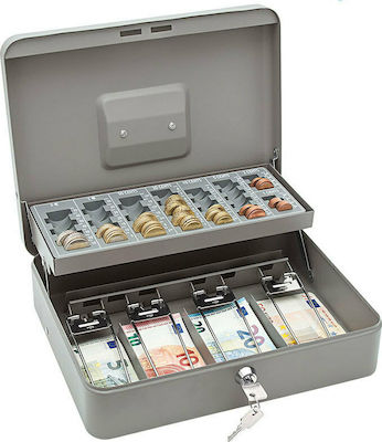 WeDo Cash Box with Lock Gray Standard Plus