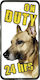 Ergo Warnschild Vorsicht Hund Set 5Stück 15x31cm