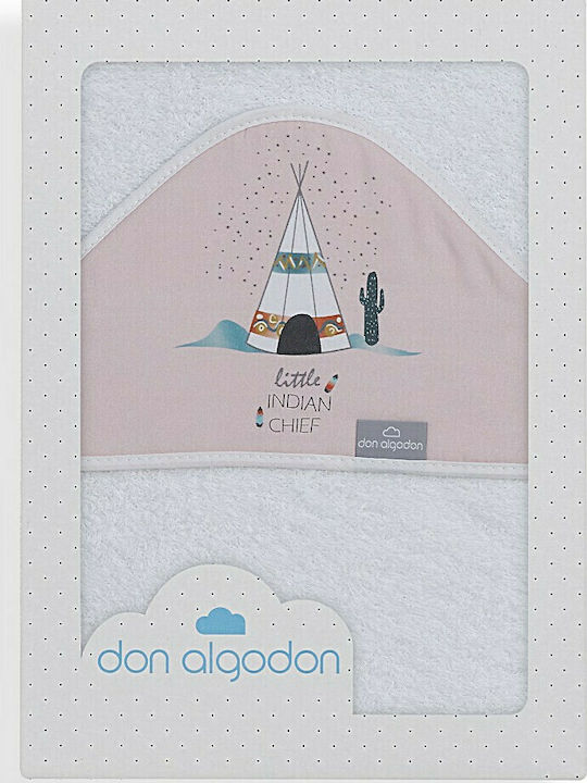 Don Algodon Βρεφική Κάπα-Μπουρνούζι με Κουκούλα...