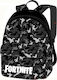 Gim Fortnite Camuflaz Schulranzen Rucksack Grundschule mit Flaschenhalter Schwarz 29 x 14 x 29cm