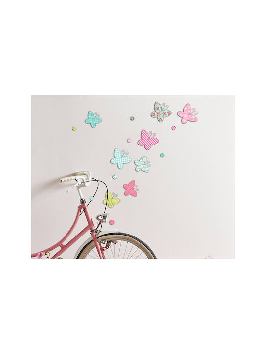 Ango Autocolant Decorativ pentru Copii Perete 3D Spumă Butterfly M 31.5x36buc 16buc