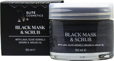 M-Elite Scrub Face Black Moisturizing / Cleansing Mask 50ml