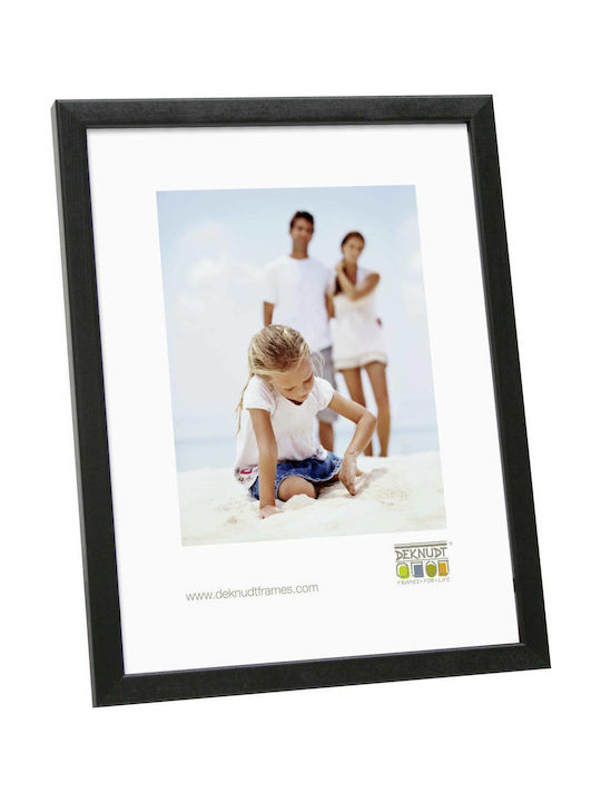Deknudt Wooden Photo Frame with Black Frame S41JL2 21.0x29.7