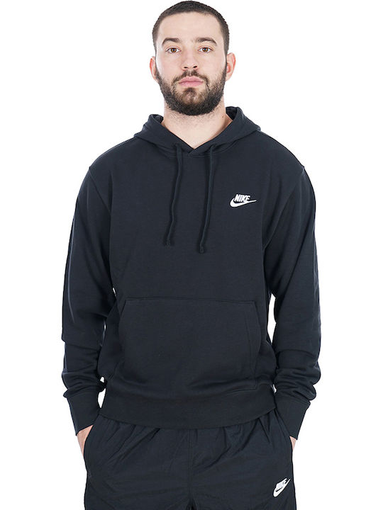 Nike Club Sweatshirt mit Kapuze Schwarz