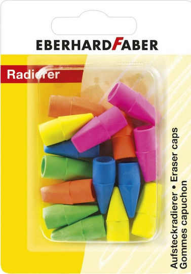 Eberhard Faber Eraser Set for Pencil and Pen Cap in Blister 15pcs