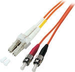 EFB Optical Fiber LC-ST Cable 2m Πορτοκαλί