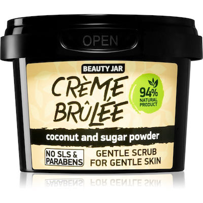 Beauty Jar Creme Brulee Scrub Προσώπου για Ευαίσθητες Επιδερμίδες 120gr