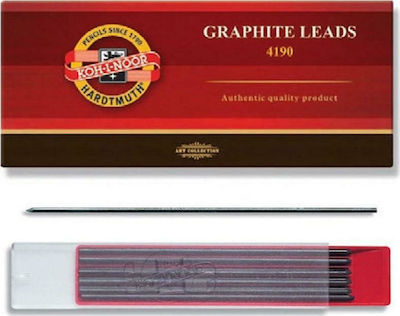 Koh-I-Noor 12 Packages x 12 Pencil Leads 4190 Thickness 2mm Type HB