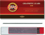 Koh-I-Noor 12 Packages x 12 Pencil Leads 4190 Thickness 2mm Type 2B