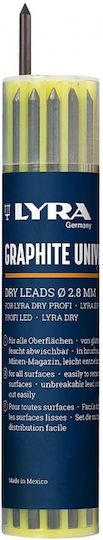 Lyra 12 Опаковки x 12 Мини Молив Graphite Дебелина 2.8мм Тип 2B