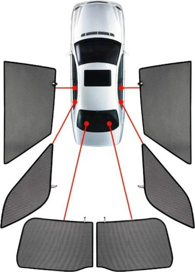CarShades Πλαϊνά Σκίαστρα Αυτοκινήτου για Skoda Roomster Πεντάπορτο (5D) 6τμχ