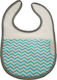 Ninna Nanna Bebe Chevron Bavetă material textil cu autocolant Turcoaz pentru 5 m+