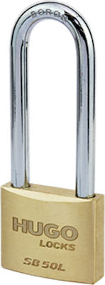 Hugo Locks SB 30L Steel Padlock Lengthened with Key 30mm 1pcs