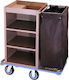 Hotel Metallic Housekeeping Cart with Dimensions W95xD48.5xH111cm. 1pcs