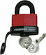 Eval Padlock Brass with Key Waterproof 45mm 1pcs