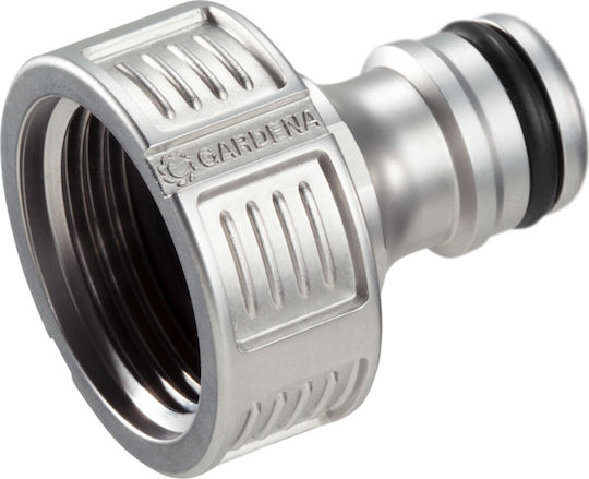 Gardena Premium 18241-50 Conector Pentru Furtun De Robinet 19x19mm Argintiu