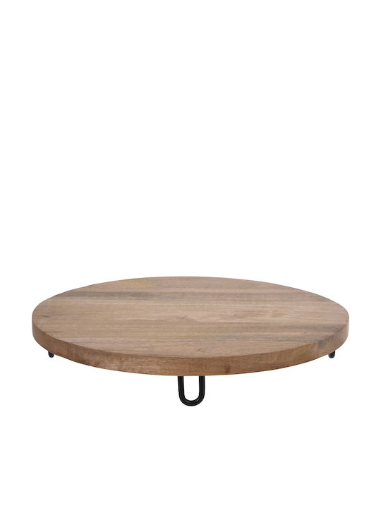 Wooden Pizza Serving Platter 39x39x6cm