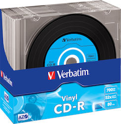 Verbatim Εγγράψιμα CD-R 52x 700MB 10τμχ