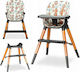 Lionelo Mona Highchair 4 in 1 & Fabric Seat Flower