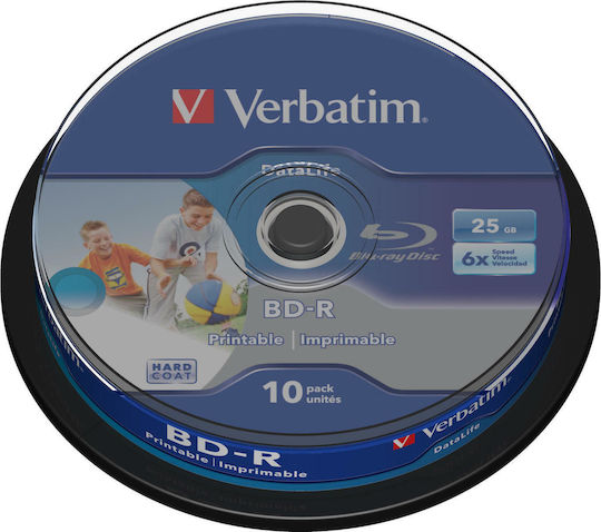 Verbatim Inscripționabile BD-R 6x 25GB Cutie pentru prăjituri 10buc
