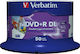 Verbatim Beschreibbare DVD+R 8x Doppelschicht 8.5GB Kuchenbox 50Stück