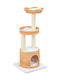 vidaXL Cat Tree Scratching Post Cat Trees Beige 3 levels 40x40x94cm