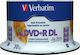 Verbatim Εγγράψιμα DVD+R 8x Dual Layer 8.5GB Cake Box 50τμχ