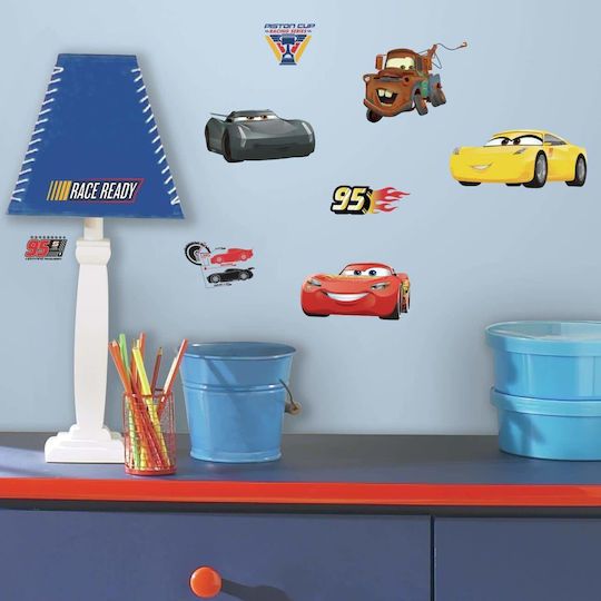 RoomMates Decor Autocolant Decorativ pentru Copii Perete Cars 3 15buc