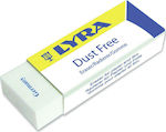 Lyra Radiergummi für Bleistifte Dust Free 39x16x11mm 1Stück Weiß